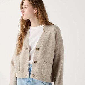 Uniqlo Souffle Yarn Short Cardigan